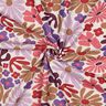 Teplákovina počesaná Velké květiny | Poppy Fabrics – přírodni/merlot,  thumbnail number 3