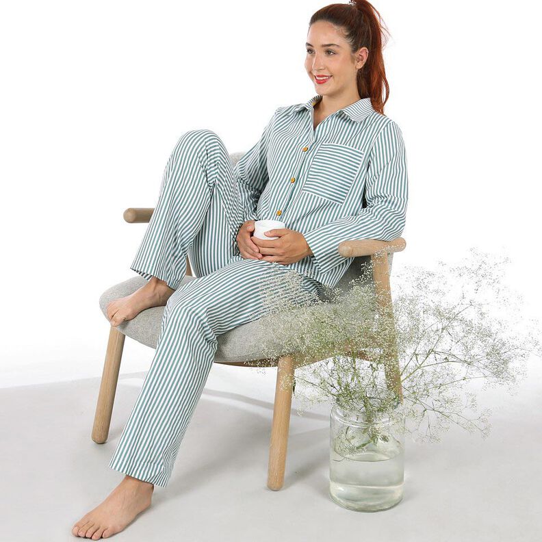 FRAU HILDA Pyžamo v krátké a dlouhé verzi | Studio Schnittreif | XS-XXL,  image number 2