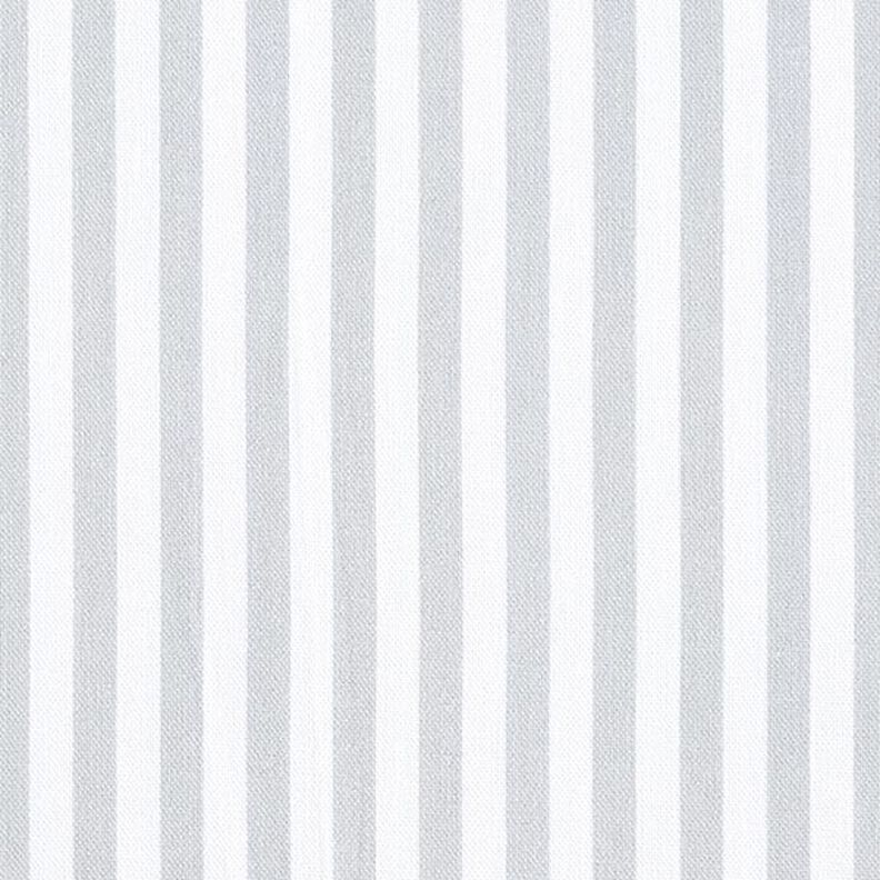 Dekorační látka Polopanama Podélné proužky – světle šedá/bílá,  image number 1
