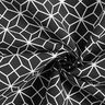 Dekorační látka Plátno Kaleidoskop – černá/bílá,  thumbnail number 3