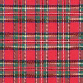 Bavlněný flanel Skotské káro Glenside – červená, 