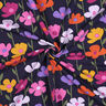 Francouzské froté letní teplákovina Barevné květiny | Poppy Fabrics – namornicka modr,  thumbnail number 3
