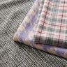 Hrubě tkaná kabátová látka typu houndstooth – béžová/šeříková,  thumbnail number 5