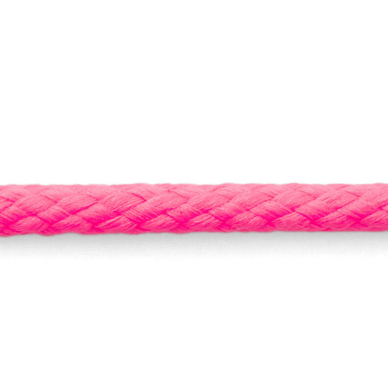Anoraková šňůra [Ø 4 mm] – zářivě růžová,  image number 1