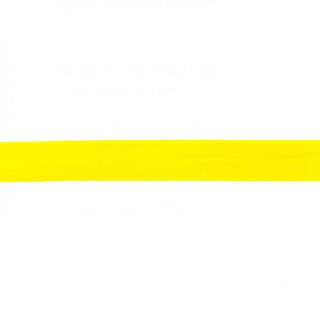 Elastická lemovací stuha  matný [20 mm] – citrónově žlutá, 