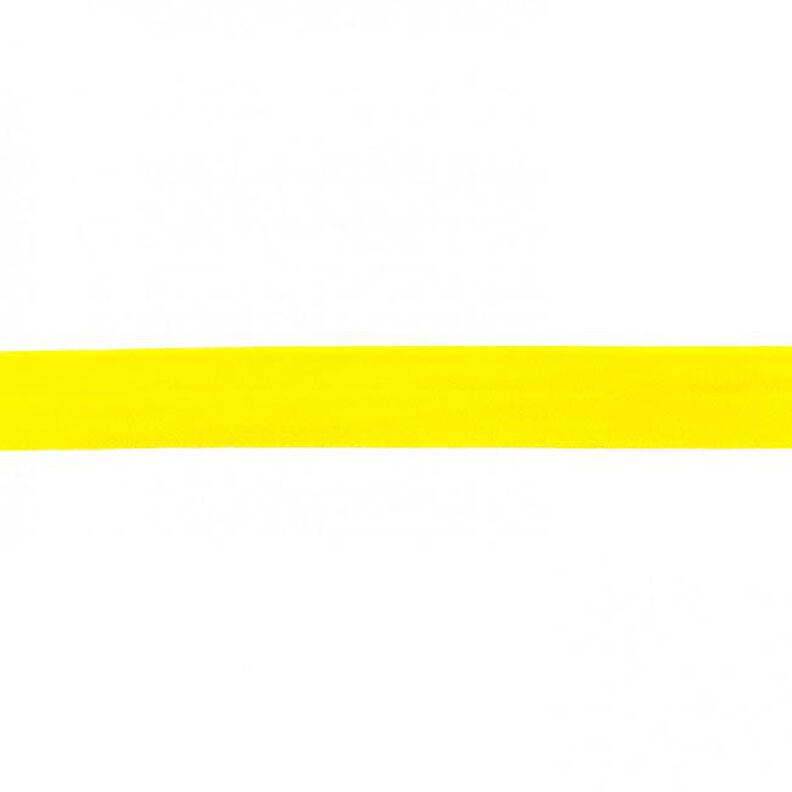 Elastická lemovací stuha  matný [20 mm] – citrónově žlutá,  image number 1