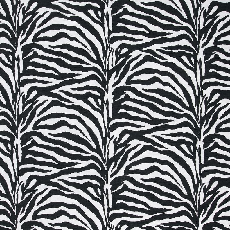 Čalounická látka Žakár Zebra – bílá/černá, image number 1