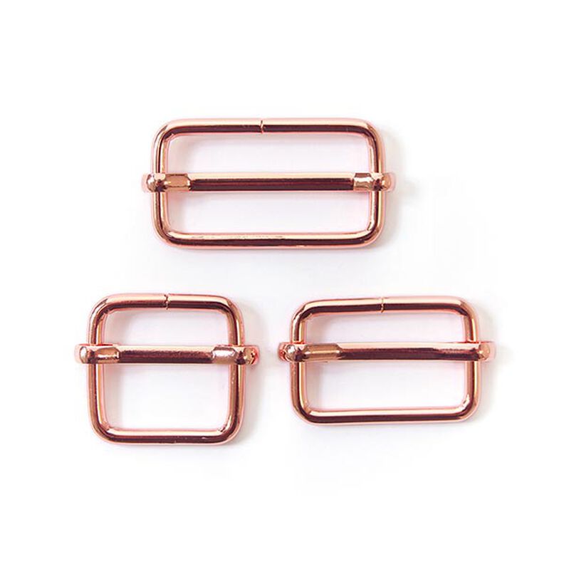 Kovová spona Rosé - růžově zlatá,  image number 1