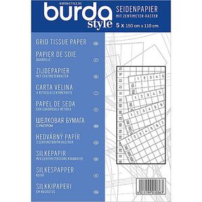 Burda Hedvábný papír, centimetrový raster, 