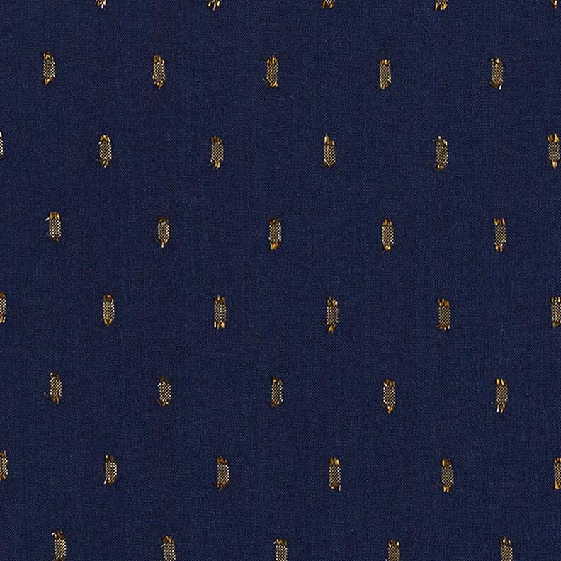 Viskózová látka Třpytivé kapky – namornicka modr,  image number 1