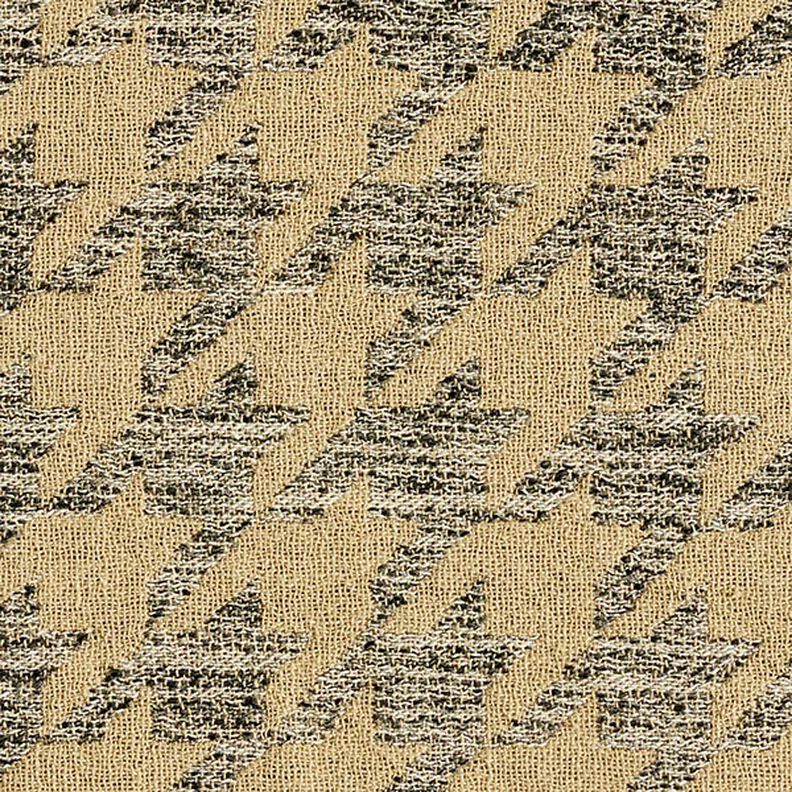 Dvojitá tkanina Velká kohoutí stopa – béžová/šedá,  image number 1