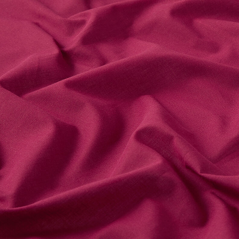Bavlněný batist jednobarevný – bordó,  image number 2