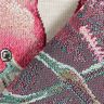 Dekorační látka kusový gobelín Plameňák – béžová/pink,  thumbnail number 4