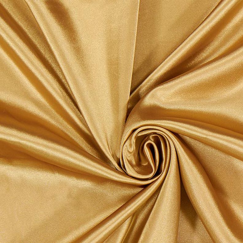 Stretch Satin – zlatá kovový, image number 1