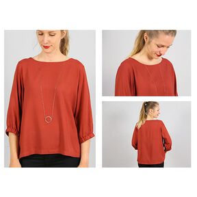 FRAU HOLLY – široká halenka s nabíraným lemem rukávů, Studio Schnittreif | XS - XXL, 