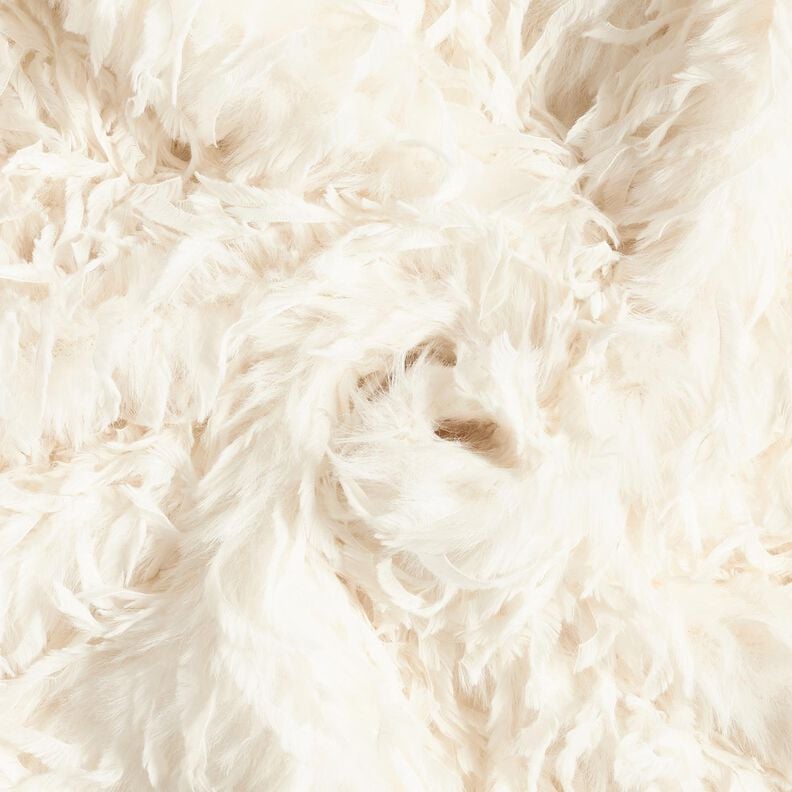 Umělá kožešina Jednobarevná péřová tkanina | Katia Fabrics – bílá,  image number 4