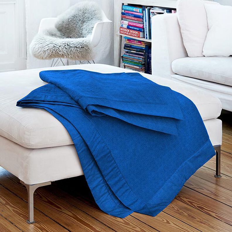 Fleece s protižmolkovou úpravou – královská modr,  image number 6