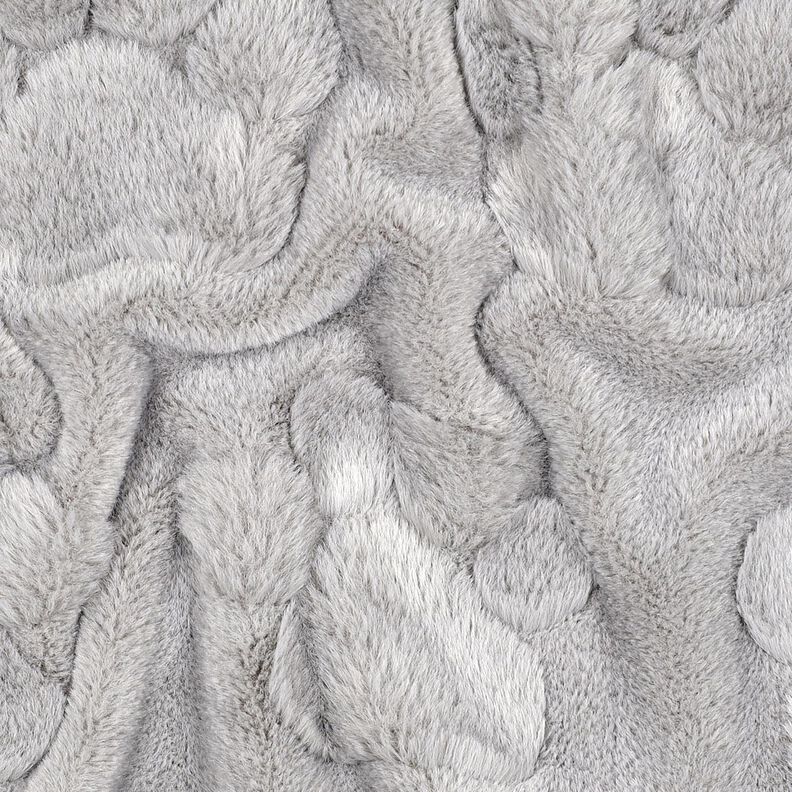 Hebký fleece Psí tlapky – sloní šedá, image number 2