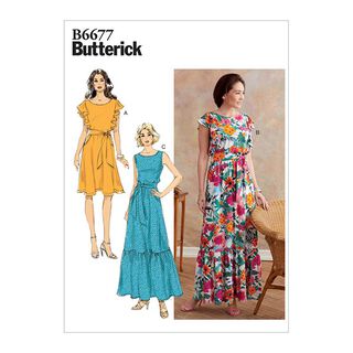 Šaty, Butterick B6677 | 40-48, 