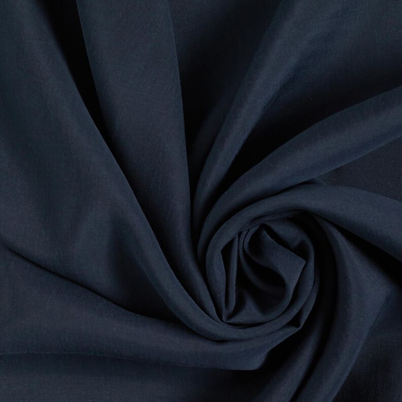 Tkanina na halenku lyocellová směs – noční modrá,  image number 1