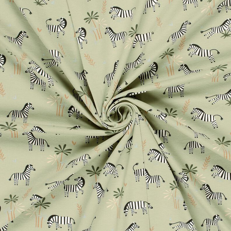 Bavlněný žerzej Zebry roviny – rákosove zelená,  image number 3