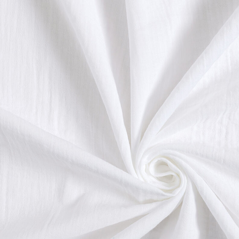 Bavlněný mušelín 280 cm – bílá,  image number 1