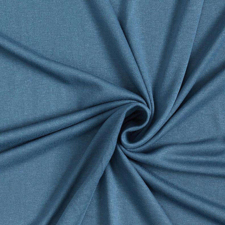 Letní žerzej světlý viskózový – džínově modrá,  image number 1