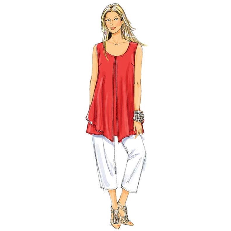Top|Šaty|Kalhoty, Butterick 5655|44 - 50,  image number 3