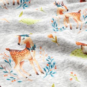 Alpenfleece Romantický jele – stříbrně šedá/přírodni,  Alpenfleece Romantický jele – stříbrně šedá/přírodni,