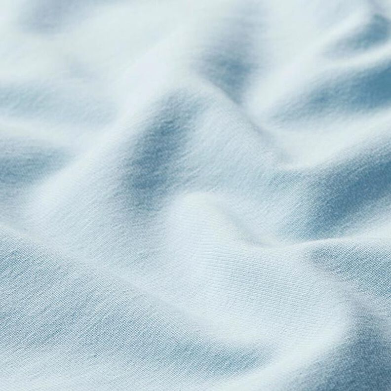 Bavlněný žerzej Medium jednobarevný – světle modra,  image number 2