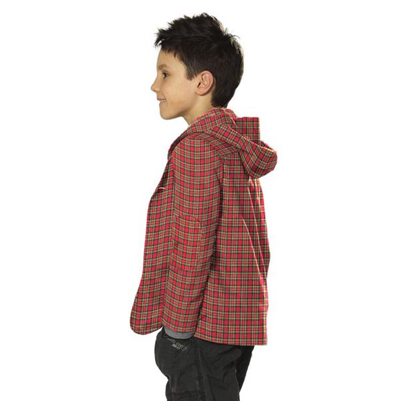 Bavlněný flanel Skotské káro Glenside – chili,  image number 3