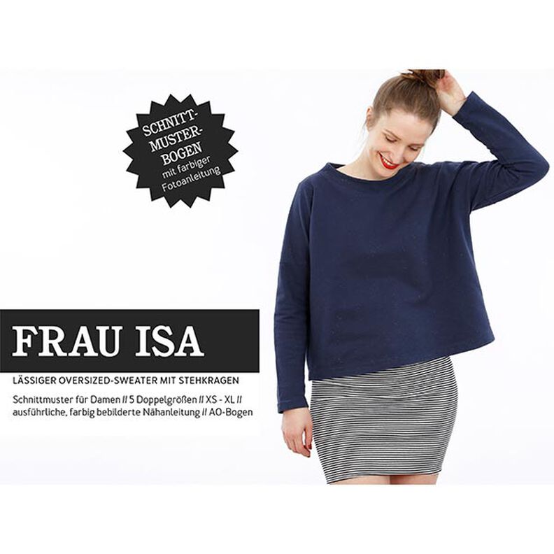FRAU ISA mikina se stojáčkem, Studio Schnittreif | XS - XL,  image number 1