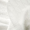Výšivka Krinkel jersey s očky – bílá,  thumbnail number 3