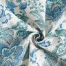 Dekorační látka Plátno Orientální květinové ornamenty 280 cm – bílá/modrá,  thumbnail number 3