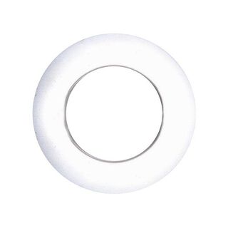 Záclonový kroužek se zacvakávacími očky, matný [Ø 40mm] – bílá, 