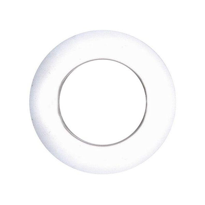 Záclonový kroužek se zacvakávacími očky, matný [Ø 40mm] – bílá,  image number 1