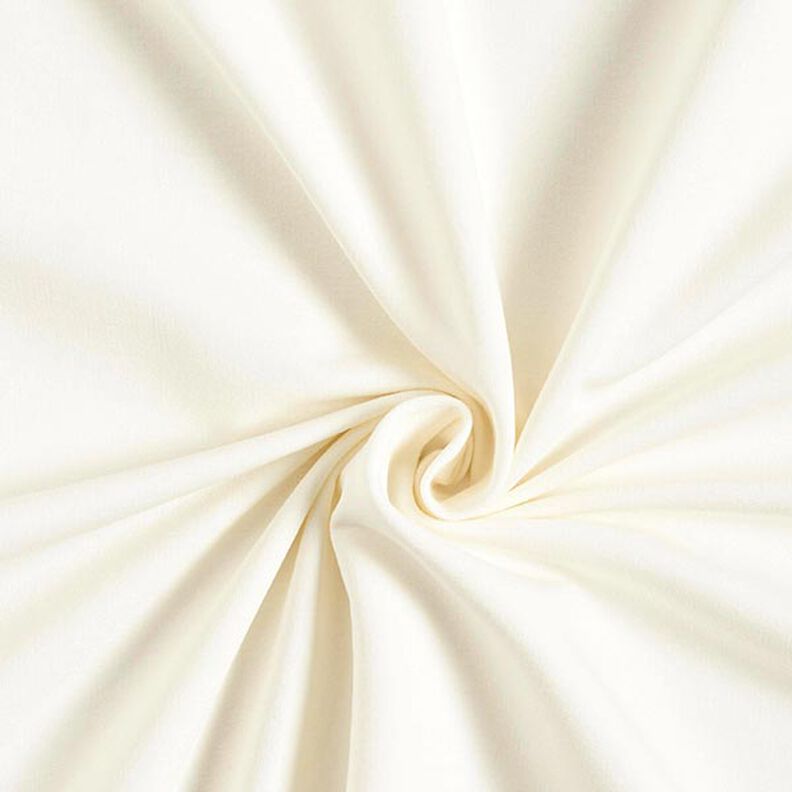 Lehké francouzské froté jednobarevné – vlněná bílá,  image number 1