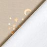 Bavlněný žerzej Hvězdné nebe digitální potisk – taupe (šedohnědá),  thumbnail number 4
