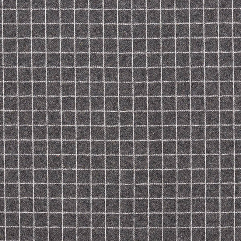 Pletený žakár počesaný Mřížková kostka – tmavě šedá,  image number 1