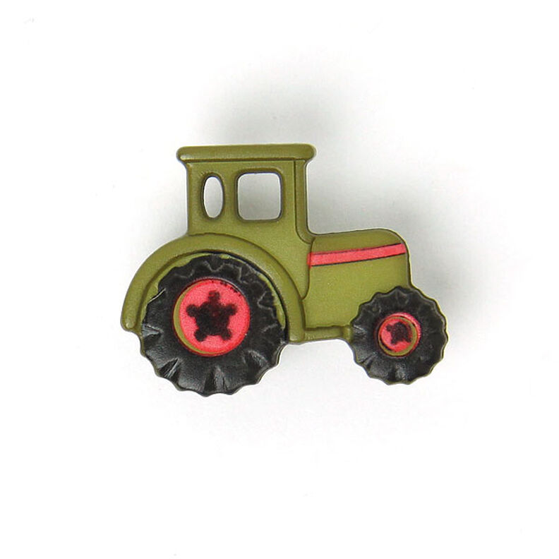 Umělohmotný knoflík, Traktor 34,  image number 1