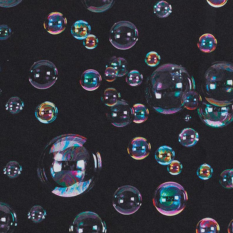 Softshell Mýdlové bubliny digitální potisk – černomodrá,  image number 6