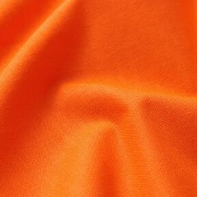 Bavlněná látka Popelín Jednobarevné provedení – zářivě oranžová | Zbytek 70cm, 