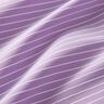 Strečová látka s příčnými proužky, elastická v podélném směru – pastelově fialová,  thumbnail number 2