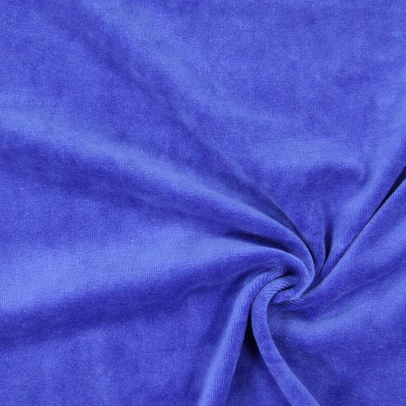 Plyš nicki jednobarevný – královská modr,  image number 1
