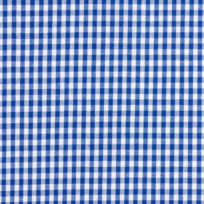 Bavlněná látka Vichy károvaná 0,5 cm – královská modr/bílá,  image number 1