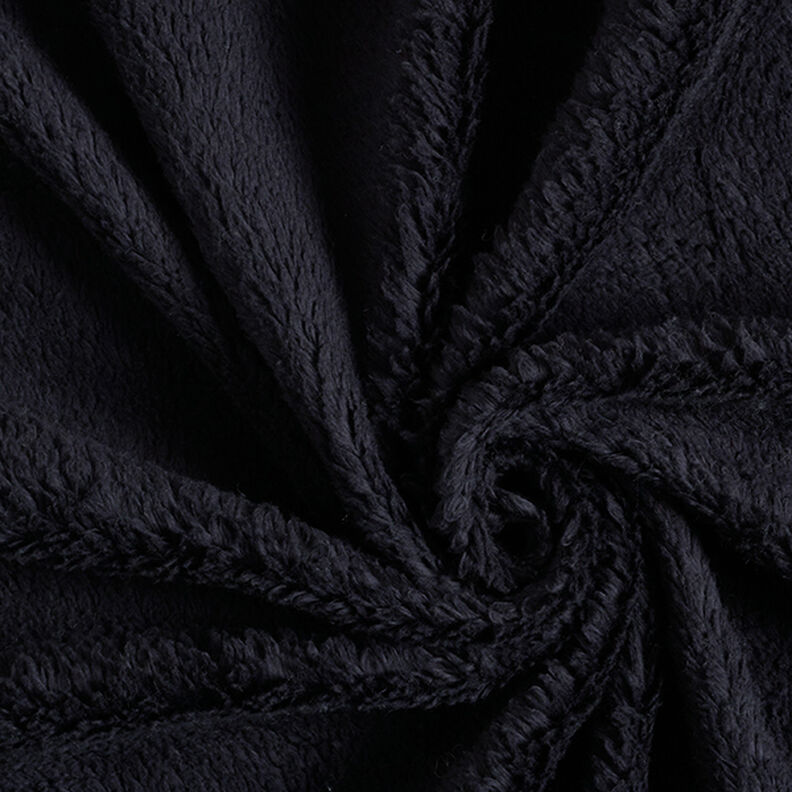 Bavlněný materiál šerpa jednobarevný – černá,  image number 3