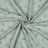 Mušelín / dvojitá mačkaná tkanina Ježek | Poppy Fabrics – světle mátová/tmavě zelená,  thumbnail number 3