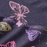 Bavlněný žerzej třpytiví motýli – černomodrá,  thumbnail number 4