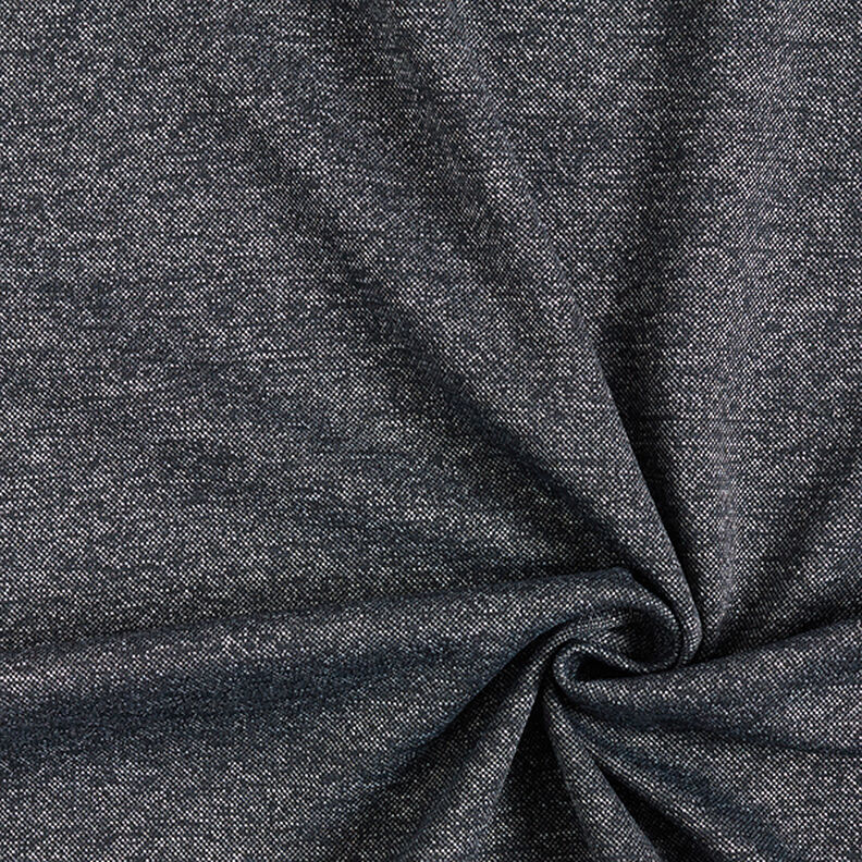 Piqué Jersey melírovaná – noční modrá, image number 1