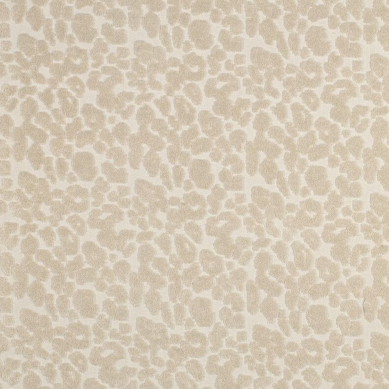 Froté látka Streč Leopard  – písková,  image number 1